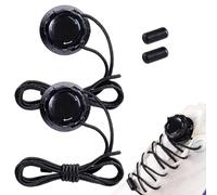 Elastische Schnürsenkel ohne Schleife für Sneaker - 1 Paar Kordeln mit Schnalle verschließbar drehbar Ersatzschnürsenkel für Reise Haus Schule Sport Camping Wandern Rucksack Männer, Frauen und