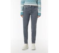 Elastische Skinny Jeans mit Waschung blau 46