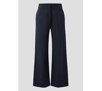 Elastische Stoffhose mit High Rise und weitem Bein 38/LONG blau 2173653.5924.38_LONG