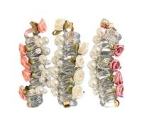 Elastische Telefonkabel-Herzförmige Haargummis - 3er-Pack Spiral-Haarbänder Für Pferdeschwänze & Haarpompons, Weiche Dehnbare Haarzubehör Ohne Beschädigung Für Frauen, Mädchen, Teenager & Täglichen Ge