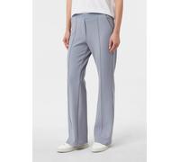 Elastische Twillhose mit Logobund grau 34/LONG