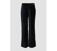 Elastische Wide Leg-Hose in Cordoptik 40 schwarz 2153340.9999.40
