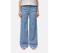 Elastische Wide-Leg-Jeans im Loose Fit blau 36/REG