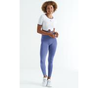 Elastisches Crop-T-Shirt mit Rundhalsausschnitt M