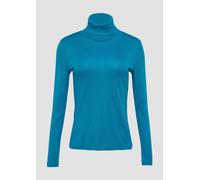 Elastisches Langarmshirt mit Rollkragen 44 Blau 2156419.6469.44
