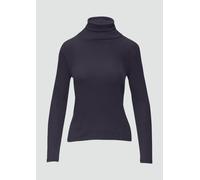 Elastisches Langarmshirt mit Rollkragen 46 blau 2150571.5959.46