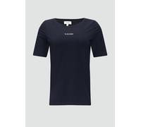 Elastisches T-Shirt mit Logo-Print 38 blau 2150572.5959.38