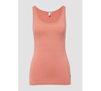 Q/S designed by - Elastisches Tanktop im Slim Fit orange - Gr. - L