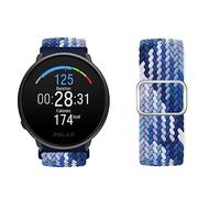 Elastizität Nylon Kompatible mit Polar Ignite 3/ Ignite 2/ Ignite/Polar Unite/Polar Pacer Armband für Männer und Frauen Weben Nylon-Clips aus rostfreiem Metall Schließe Armband für Polar Ignite 3
