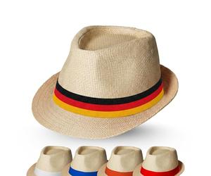 elasto PROMOTION FOR LIFE Sommerhut 'Salvador' Unisex - Sonnenhut für Damen & Herren im Trilby-Design - Fanartikel für Fußball WM 2026 - Panama Hut mit Klettverschlussband für Garten, Strand & Urlaub