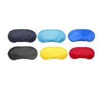 ELAYARD 25 Stück Bunte Schlafmasken aus Polyester Leichtes Material mit 2 Elastischen Bändern für Frauen Männer und Waschbare Augenklappe für Reisen Zuhause und Entspannung