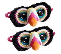 ELAYARD 2stücke Schlafmaske für Junge Mädchen Pack Nacht-augenmaske aus Weichem Material Lichtundurchlässig Komfortabel für Reisen und Schlafen