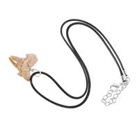 ELAYARD Haifischzahn Anhänger mit Lederkordel 2-25cm Surfer Charm Halskette für Männer Leichter und Langlebiger Modeschmuck Dekorativer Hai Schmuck für Outdoor und Alltag