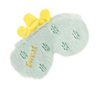 ELAYARD Plüsch Schlafmaske Cartoon Augenmaske mit Kaktus motiv Atmungsaktiv Lichtundurchlässig Weich und Bequem für Damen und Herren als Geschenk