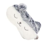 ELAYARD Plüsch Schlafmaske Kleine Hunde Augenbinde Weiche Lichtblockierende Augenabdeckung Elastisches Band Komfortable Schlafhilfe für Erwachsene und Reisen