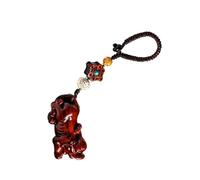 ELAYARD Schlüsselanhänger Anhänger aus Violettem Sandelholz Tierform Handgeschnitzt Dekorativ für Auto Tasche und Schlüssel Praktisches Geschenk für Männer und Frauen