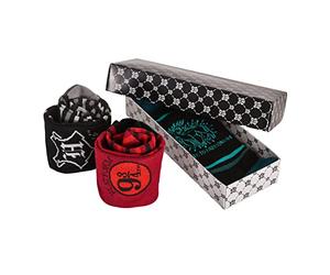 Elbenwald 3er Set Socken Geschenkbox - verschiedene Motive wie Supernatural, Harry Potter, One Piece Geschenkidee Mehrfarbig (DE/NL/SE/PL, Numerisch, 40, 45, Regular, Regular, Harry Potter)