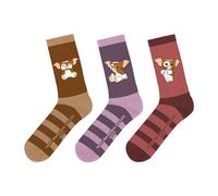Elbenwald 3er Socken Set in Geschenkbox - Harry Potter, One Piece, Drachenzähmen leicht gemacht & mehr Unisex Herren Damen (DE/NL/SE/PL, Numerisch, 41, 45, Regular, Regular, Gremlins)