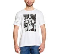 Elbenwald Chunk T-Shirt Imperial Fighters at Night Frontprint für Star Wars Fans Herrenshirt weiß - XL