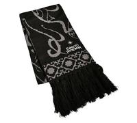 Elbenwald Harry Potter Schal mit Expecto Patronum Motiv für Herren Damen Unisex 168 x 22 cm schwarz