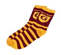 Elbenwald Harry Potter Socken Gryffindor Logo für Herren Damen Unisex Baumwolle Rot-Gelb - 40-43