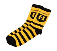 Elbenwald Harry Potter Socken Hufflepuff Logo für Herren Damen Unisex Gelb-Schwarz - 36-39