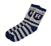 Elbenwald Harry Potter Socken Ravenclaw Logo für Herren Damen Unisex Baumwolle Blau-Grau - 36-39