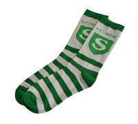 Elbenwald Harry Potter Socken Slytherin Logo für Herren Damen Unisex Baumwolle Grün-Grau - 40-43