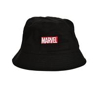 Elbenwald Marvel Bucket Hat mit Logo Motiv für Herren Damen Unisex schwarz