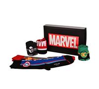 Elbenwald Marvel Socken 5er Set mit Avengers Motiven in Geschenkbox für Herren Damen Unisex - 40-46