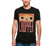 Elbenwald One Piece - T-Shirt Tony Chopper Eyes Schwarz Baumwolle (DE/NL/SE/PL, Alphanumerisch, M, Regular, Regular)