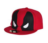 Elbenwald Snapback Cap - Marvel Motive wie Deadpool, Captain America Druckknopflasche Mehrfarbig (DE/NL/SE/PL, Alphanumerisch, Einheitsgröße, Deadpool)