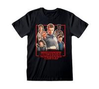 Elbenwald Stranger Things - T-Shirt Final Season Verschiedene Designs Herren Damen Baumwolle Mehrfarbig (DE/NL/SE/PL, Alphanumerisch, S, Regular, Regular, Charaktere)