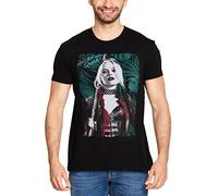 Elbenwald Suicide Squad T-Shirt Harley Quinn Motiv DC Comics Damen Herren Baumwolle schwarz - S