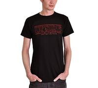Elbenwald T-Shirt Upside Down für Stranger Things Fans Frontprint für Herren schwarz - XL