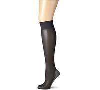 ELBEO Damen 902629 Kniestrümpfe, 20 DEN, Schwarz (schwarz 3800), 35/38