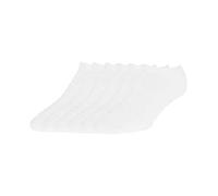 ELBEO Herren Sneaker-Socken Freizeitsocken 906609 6 Paar, Farbe:Weiß, Menge:6 Paar (2x 3er Pack), Größe:43-46, Artikel:-9600 weiß