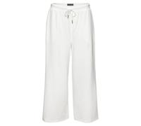 7/8-Hose ELBSAND, Damen, Gr. L, N-Gr, weiß, Sweatware, Obermaterial: 95% Baumwolle, 5% Elasthan, unifarben, modisch, figurumspielend knöchelfrei, Hosen, aus Sweatware mit weitem Bein (39589644-L) weiß