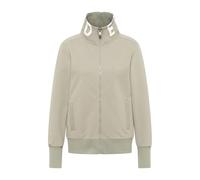ELBSAND - Women's Alvis Jacket Regular Fit - Sweat- & Trainingsjacke, Gr. L, beige/grau (PaleFern/White)