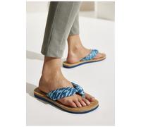 Badezehentrenner ELBSAND, Damen, Gr. 39, blau (petrol), Obermaterial: 100% Textilmaterial. Futter: 100% Textilmaterial. Decksohle: 100% Synthetik. Laufsohle: 100% Synthetik, gemustert, casual, Schuhe,