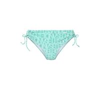 Bikini-Hose ELBSAND "Letra", Damen, Gr. 34, N-Gr, grün (mint, lt, mint), Recycling-Polyamid, bedruckt, Badehosen Bikini-Hose, mit tollem Wording (66128654-34) mint, lt, mint