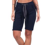 Elbsand Brinjana Damen Bermuda Shorts, Kurze Sweathose, lockere Passform