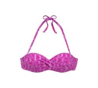 ELBSAND Bügel-Bandeau-Bikini-Top Damen fuchsia Gr.32 Cup A