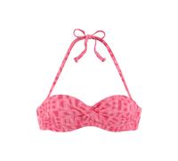 ELBSAND Bügel-Bandeau-Bikini-Top Damen koralle Gr.38 Cup C