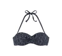 ELBSAND Bügel-Bandeau-Bikini-Top Damen schwarz Gr.38 Cup A