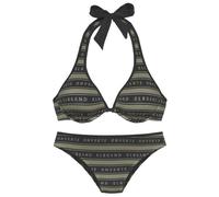 ELBSAND Bügel-Bikini Damen olive-schwarz Gr.36 Cup B