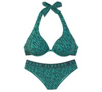 ELBSAND Bügel-Bikini Damen petrol bedruckt Gr.38 Cup D