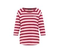 ELBSAND - Women's Celin T-Shirt - T-Shirt, Gr. M, rosa (Ruby/ShellPinkStripe)