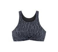 Crop-Bikini-Top ELBSAND "Letra" Gr. 42, Cup C/D, schwarz Damen Bikini-Oberteile (55888631-42) schwarz