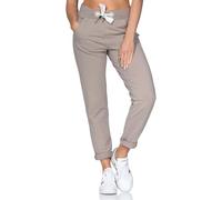 Elbsand Damen 7/8 Jogginghose ESBrinja knöchellange Sweathose 70115 00 Silver Sand (1400) L